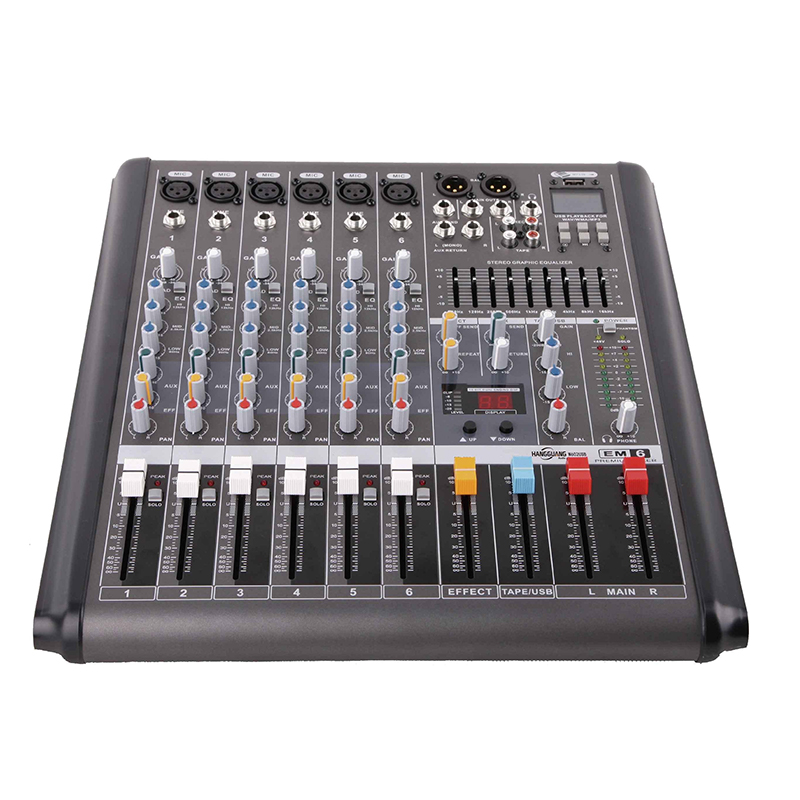 6路调音台 M602USB